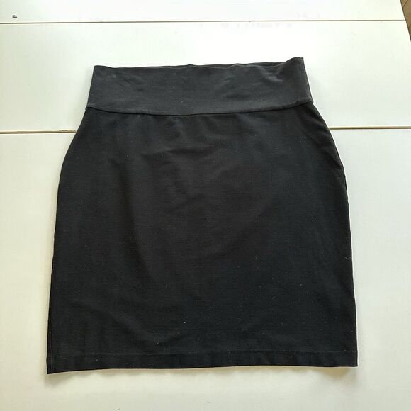 Eileen Fisher Washable Stretch Crepe Mini Skirt Sz S Pull on Pencil‎ Skirt - Picture 1 of 13